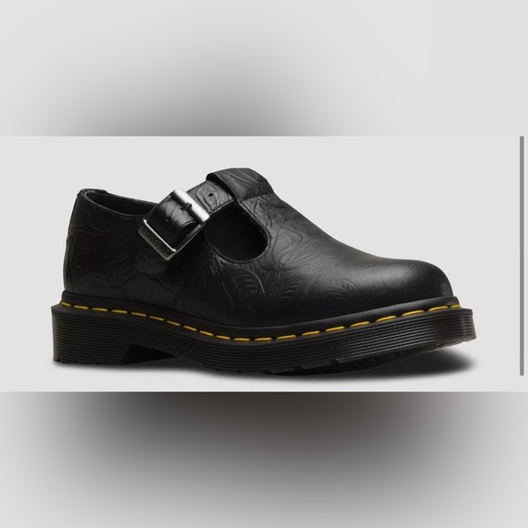 NWOT Dr Martens  Polly Floral Embossed Mary Jane Sold Out Style size 7 - Picture 1 of 13